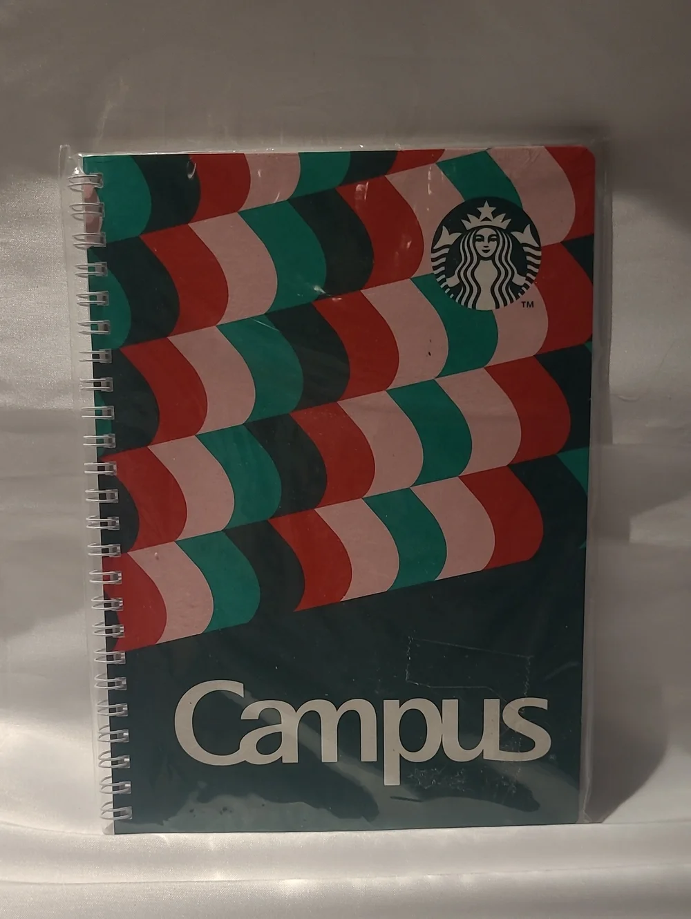 NWT Starbucks Japan 2024 Holiday Campus Notebook Recycled Milk
